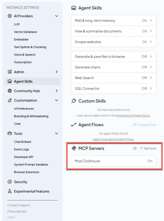 MCP сервера готовы